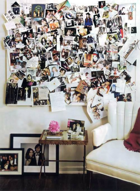 Sofia Coppola s home picture wall
