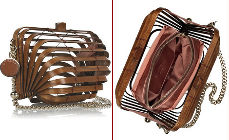 Stella McCartney’s $2,000 Wooden Accordion Clutch. Would You?