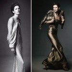 Stella Tennant Givenchy couture Armani Prive dress