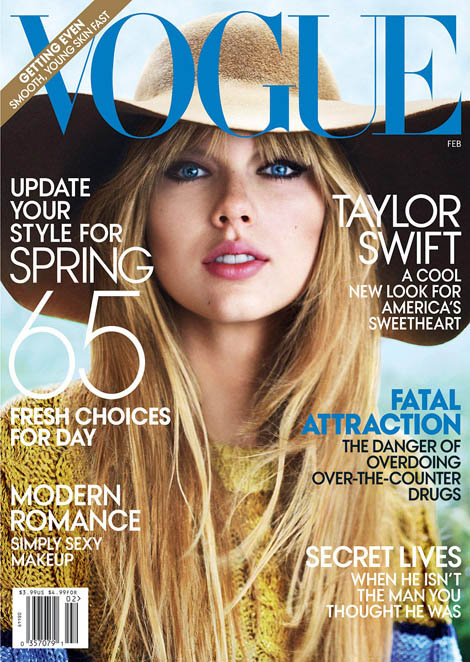 Taylor Swift Vogue February 2012 cover