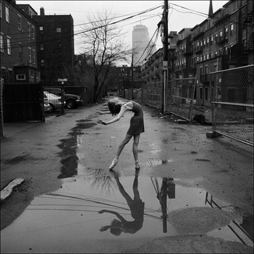 The Ballerina Project Boston street rain