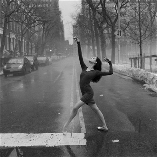 The Ballerina Project empty street January first