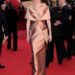 Tilda Swinton Haider Ackermann bronze dress Cannes 2012 Red Carpet
