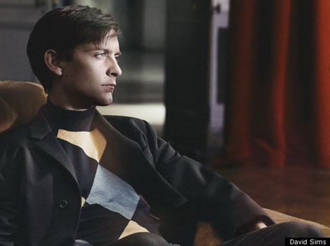 Tobey Maguire Prada fw 2011 2012 ad campaign photographed by David Sims
