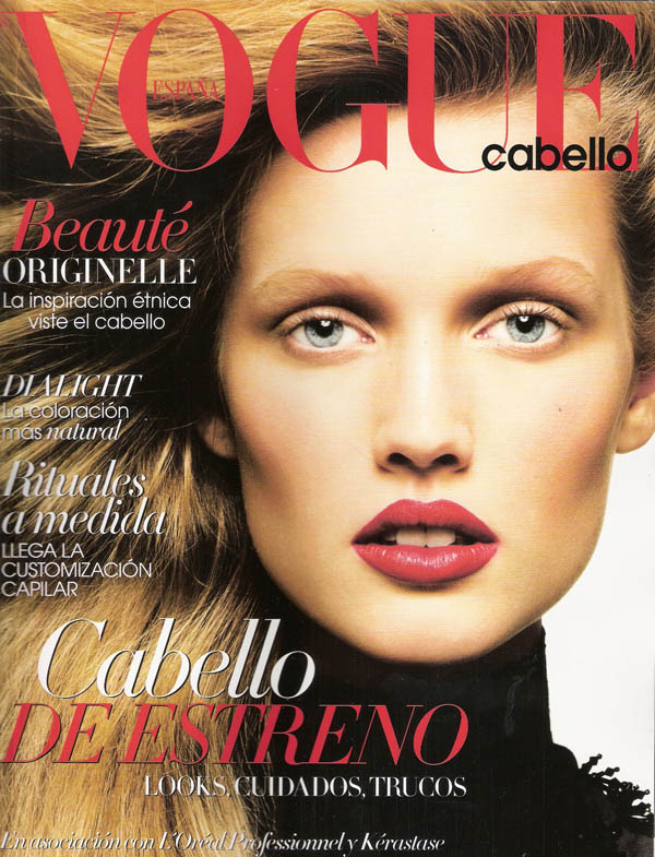 Toni Garn Vogue Spain hair October 2011