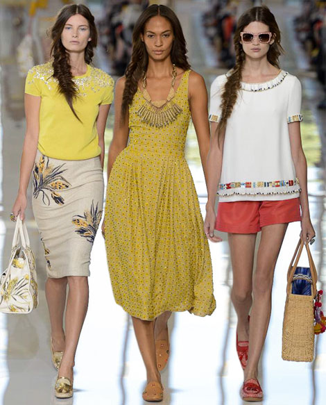Playful & Sunny: Tory Burch Spring Summer 2013 Collection