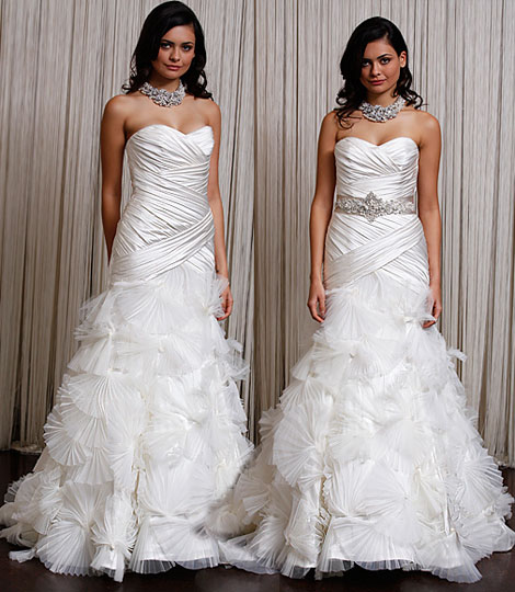 Two wedding dresses in one Badgley Mischka bridal gown Anastacia