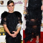 Adele Exarchopoulos see through Vuitton dress Critics Choice Awards