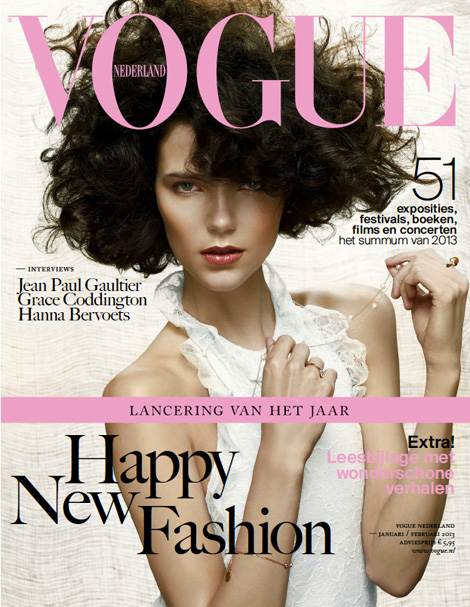 Agnes Nabuurs Vogue Netherland January 2013 cover