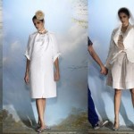 Alber Elbaz for Lanvin Collection Blanche Short Dresses