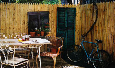 Alek Wek NY Apartment terrace