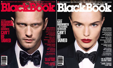 Kate Bosworth And Alexander Skarsgard Cover BlackBook September 2011