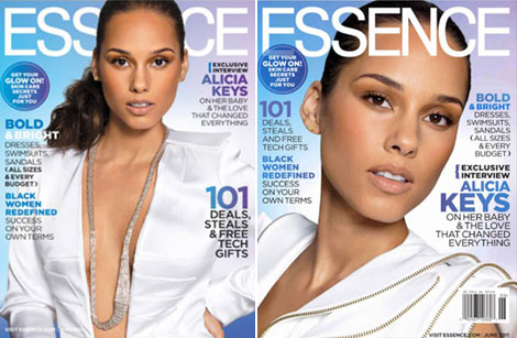 Alicia Keys’ Essence June 2011 Covers