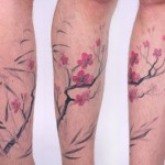 Amanda Wachob flowers tattoos