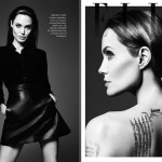 Angelina Jolie black and white photos by Hedi Slimane