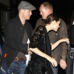 Angelina Jolie Brad Pitt Marcello De Cartier Black shopping bag