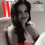 Angelina Jolie Breastfeeding by Brad Pitt for W magazine cover November 2008