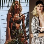 Anja Rubik Vogue Paris vs Vogue Spain swimsuit