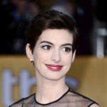 Anne Hathaway hair makeup 2013 SAG Awards