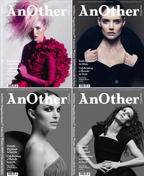 AnOther Magazine Fall Winter 2009 covers