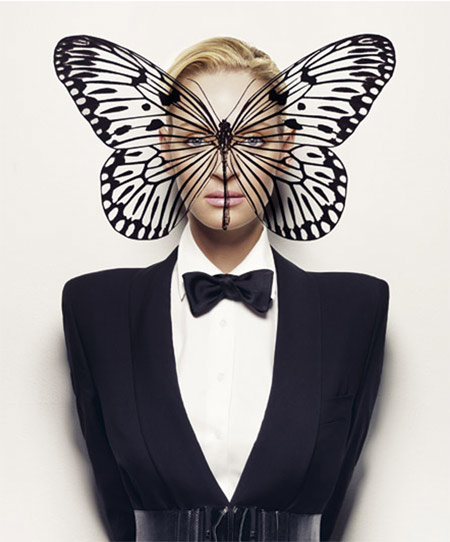 Uma Thurman Butterfly Picture Another Magazine
