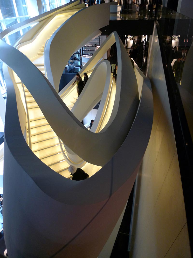 armani fifth avenue store stairs 2