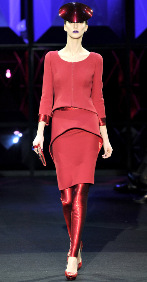 Armani Prive Couture Spring Summer 2011 collection Alana Zimmer