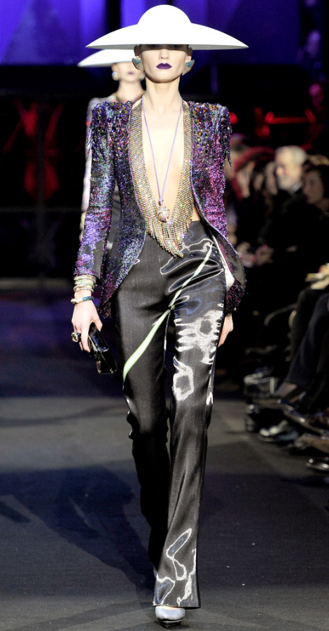 Armani Prive Couture Spring Summer 2011 collection Laura Blokhina