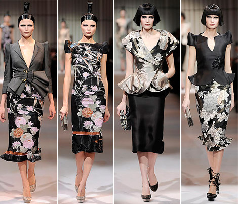 Armani Prive Haute Couture Spring 2009 collection black 4