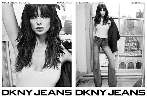 Ashley Greene DKNY Jeans Spring 2012 ad campaign photos