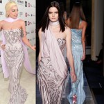 Atelier Versace dress worn by Gaga at 2014 Oscars