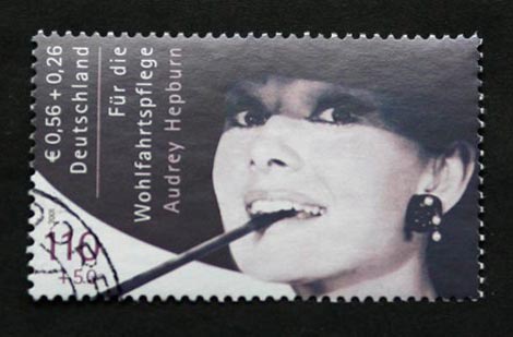 Audrey Hepburn rare stamp
