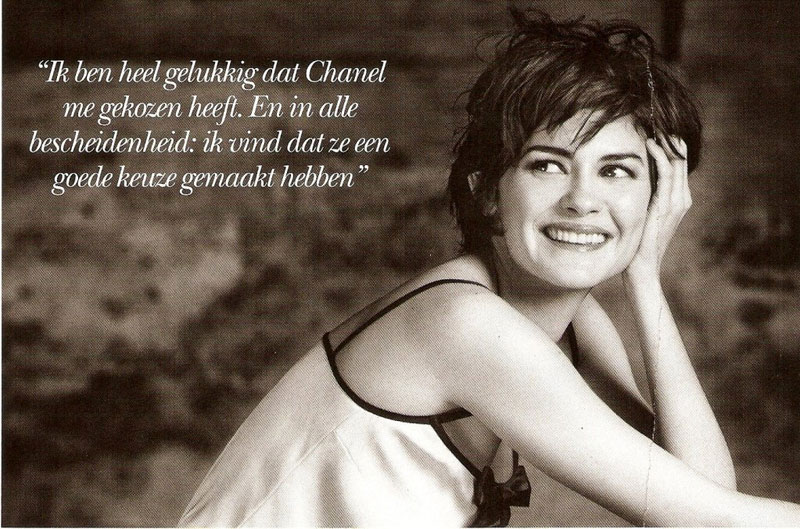 Audrey Tautou Elle Magazine Belgium April 2009