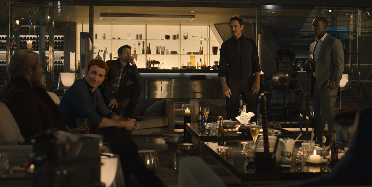 Avengers Age of Ultron party scene