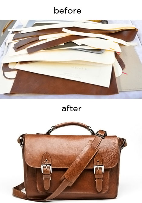 bags before and after
