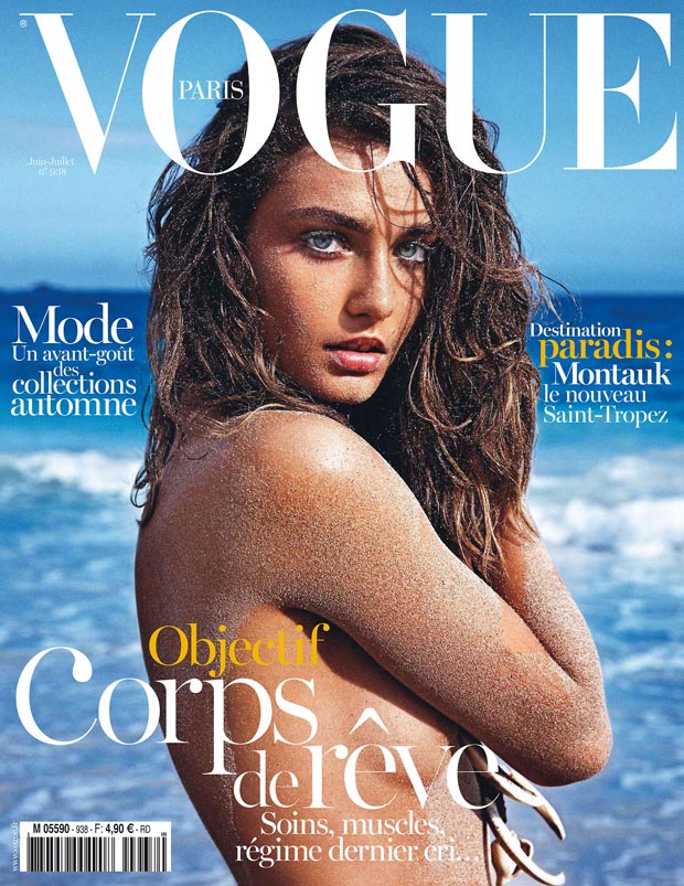 Sea, Sun, Sandy Model: Andreea Diaconu Vogue Paris June 2013