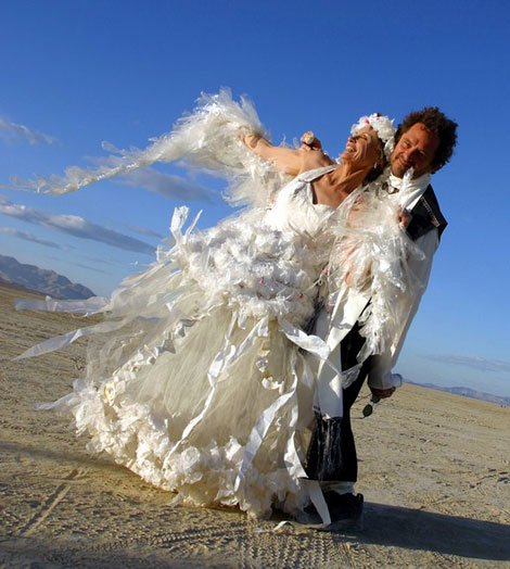 Beach wedding dress