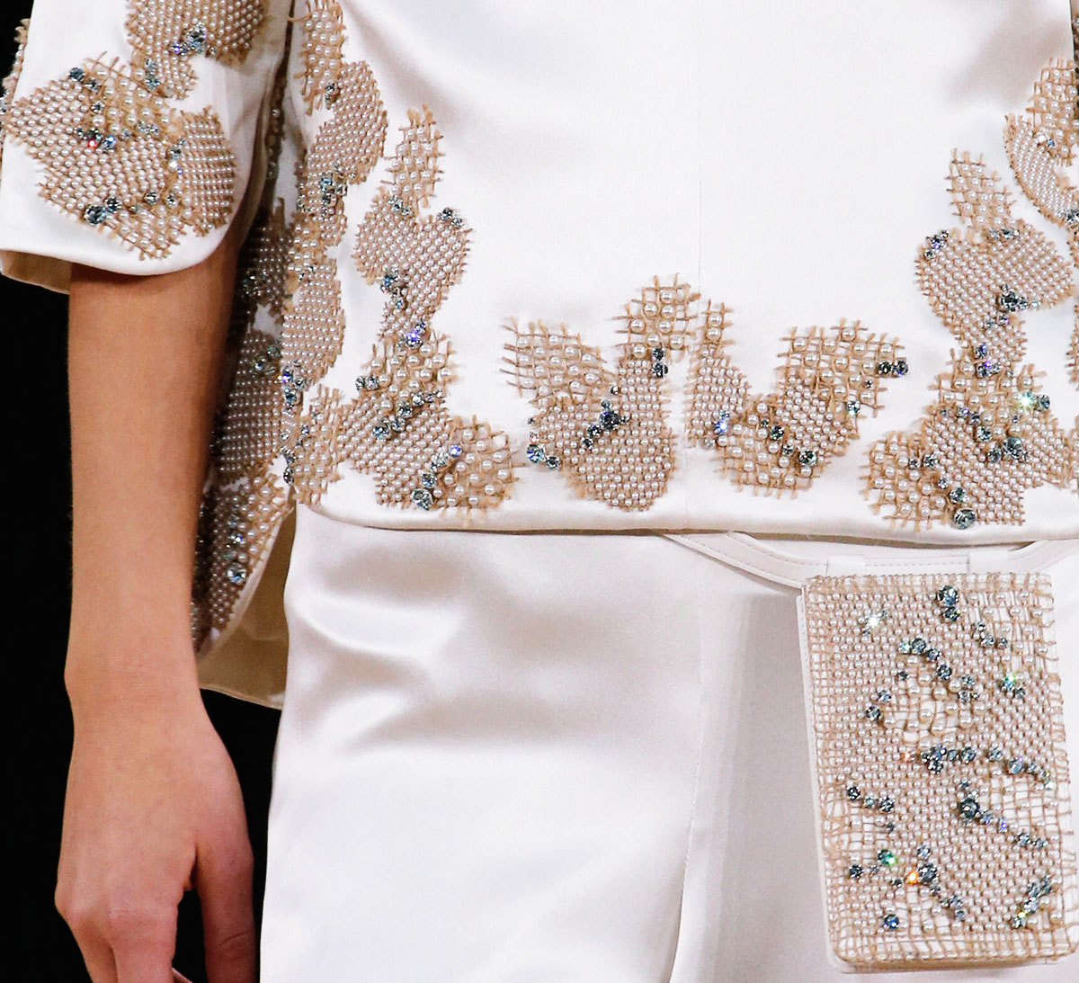 beads embroidery Chanel Couture Spring 2016