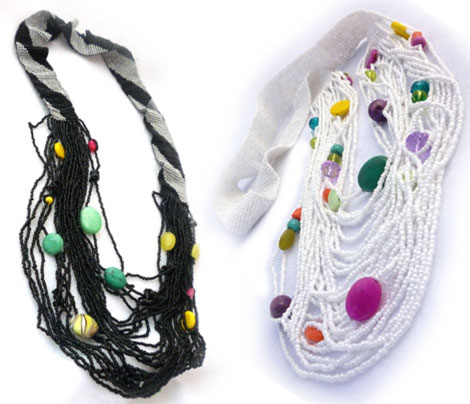 beads necklaces Tweak Caroline Bruce 