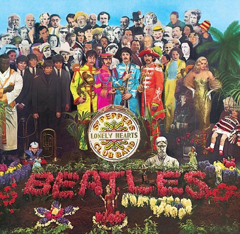 Audrey Hepburn Stamp Vs. Beatles Sgt Pepper Poster (Auction Faceoff)