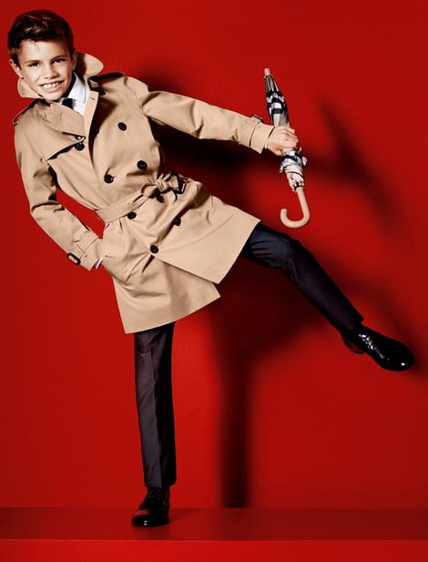 Beckham s boy in Burberry Ad Campaign