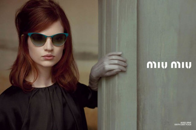 Bette Franke sunglasses Miu Miu Spring 2013