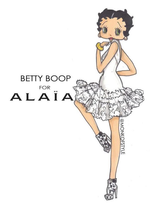 Betty Boop dress update Alaia