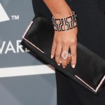 Beyonce 2013 Grammy Awards clutch jewelry