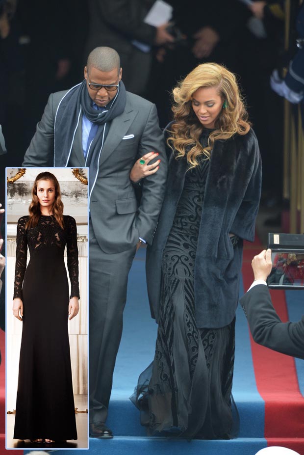 Beyonce black Pucci dress Inauguration Day