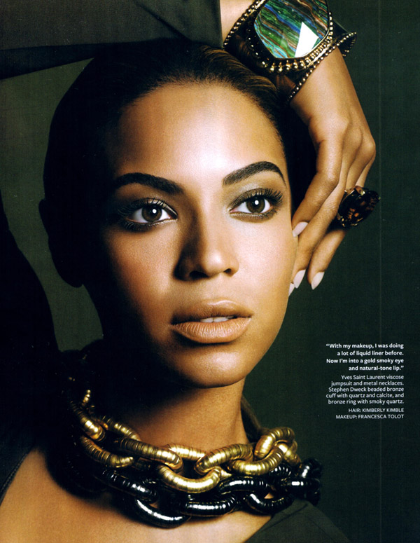 Beyonce Knowles Instyle magazine November 2008 2