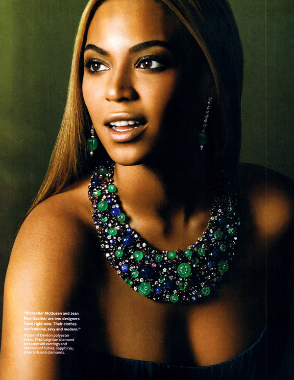 Beyonce Knowles Instyle magazine November 2008 3