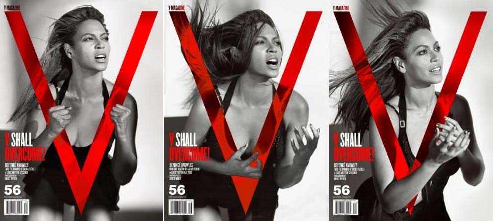Beyonce V Magazine Nov Dec 2008 covers