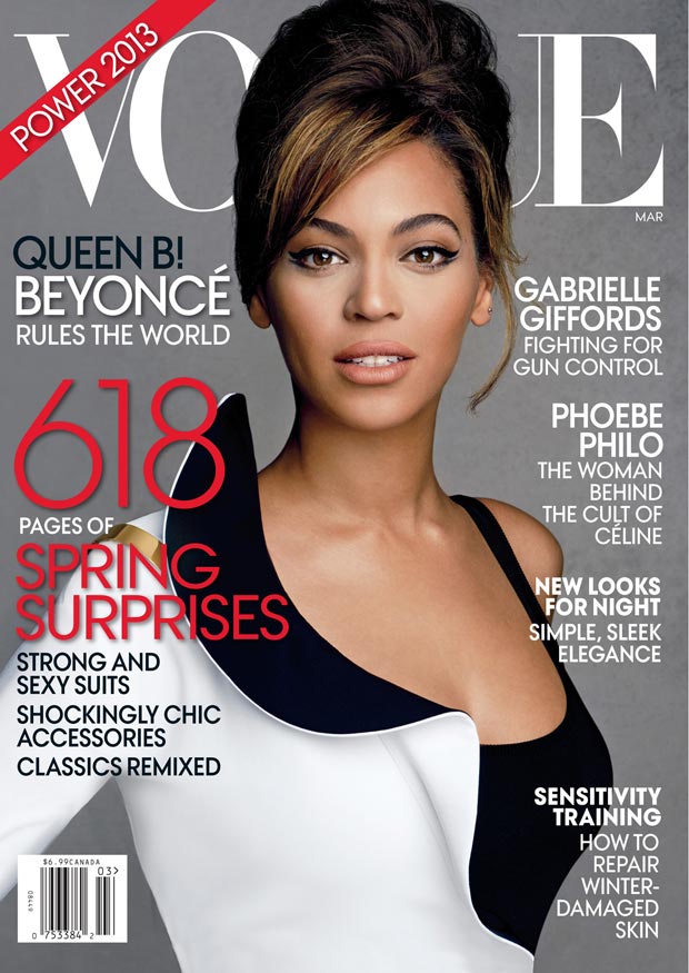 Beyonce Vogue March 2013 cover quality