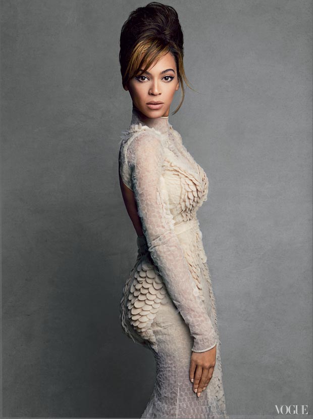 Beyonce Vogue scales dress